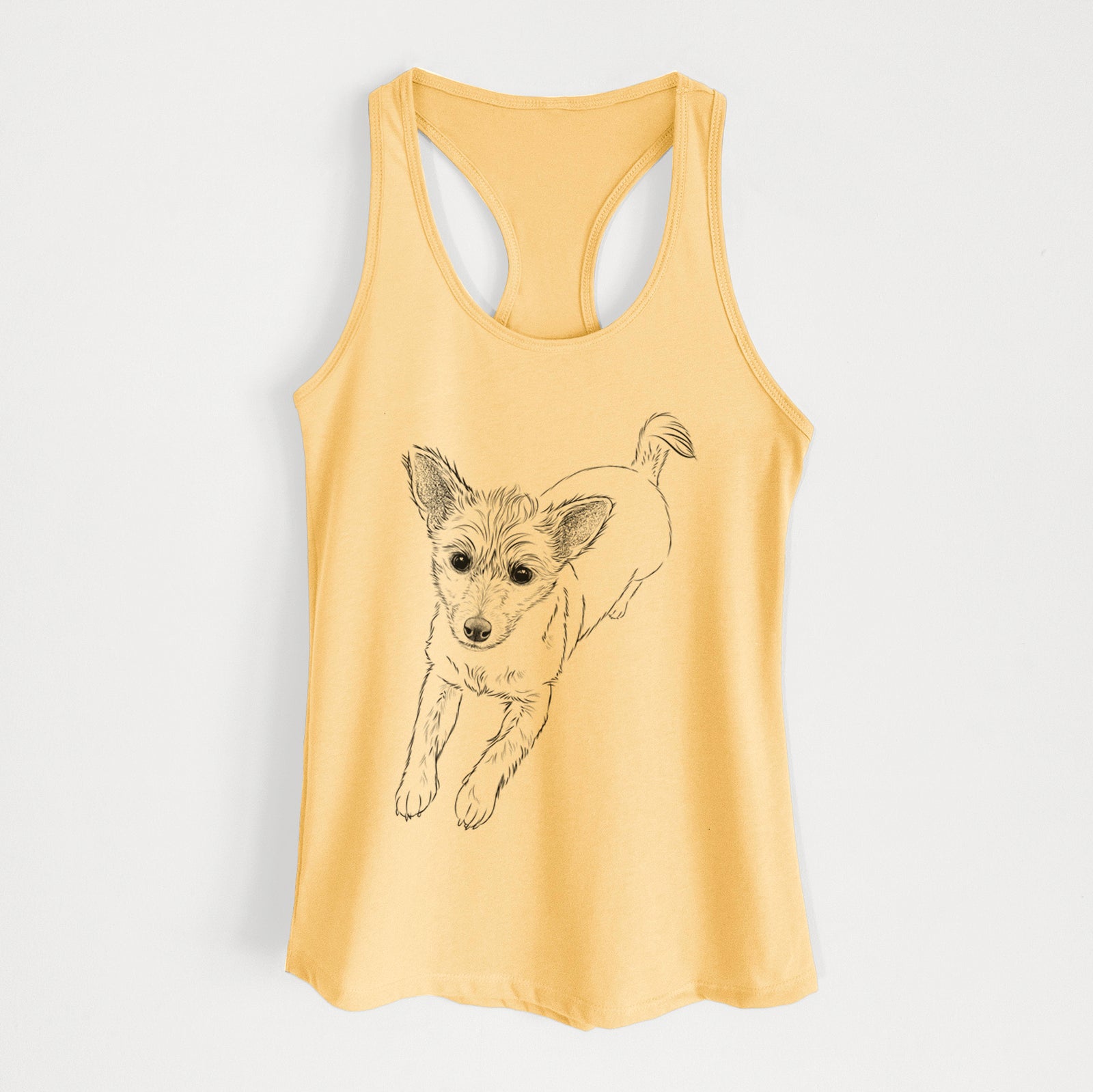 Maisie the Terrier Mix - Women's Racerback Tanktop