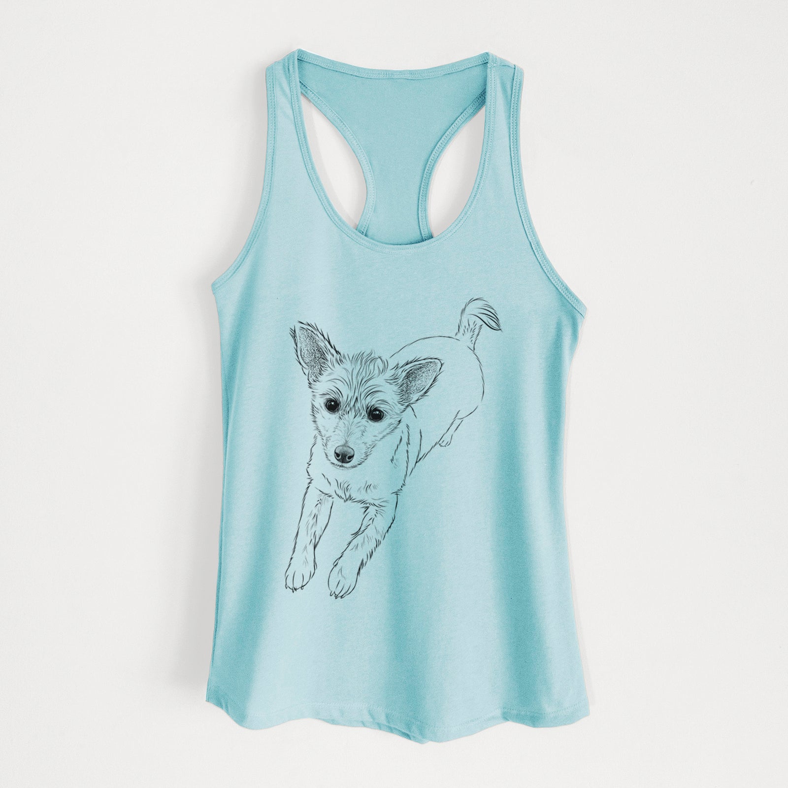 Maisie the Terrier Mix - Women's Racerback Tanktop