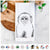 Marcel the Capuchin Monkey Tea Towel