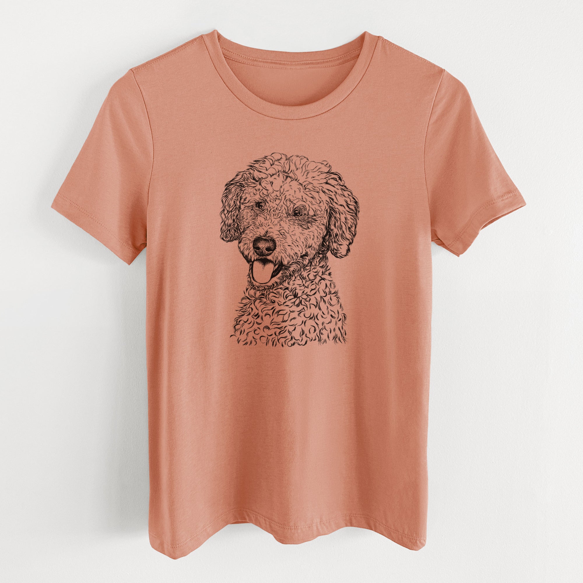 Bare Marlow the Goldendoodle - Women's Lightweight Relaxed Fit 100% Cotton Crewneck