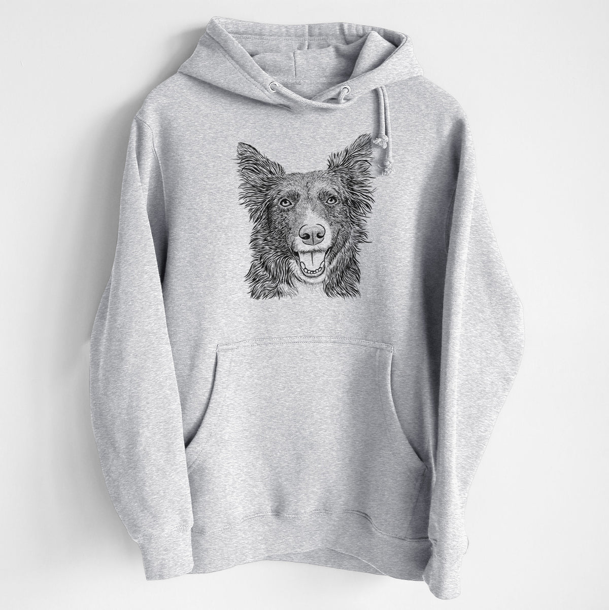 Marti the Border Collie- Heavyweight Fleece Hoodie