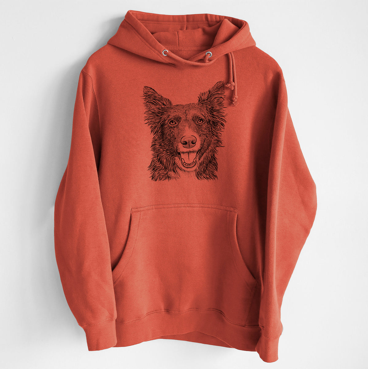 Marti the Border Collie- Heavyweight Fleece Hoodie