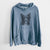 Bare Marti the Border Collie - Unisex Pigment Dyed Hoodie