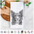 Marti the Border Collie Tea Towel