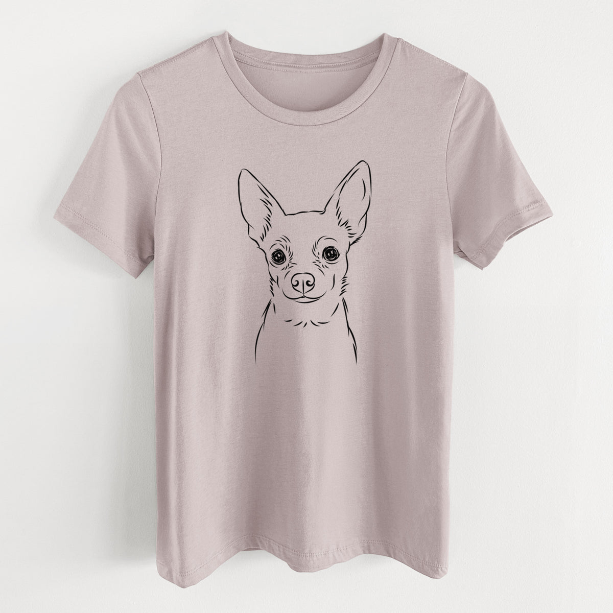 Bare Martini the Chihuahua - Women's Lightweight Relaxed Fit 100% Cotton Crewneck