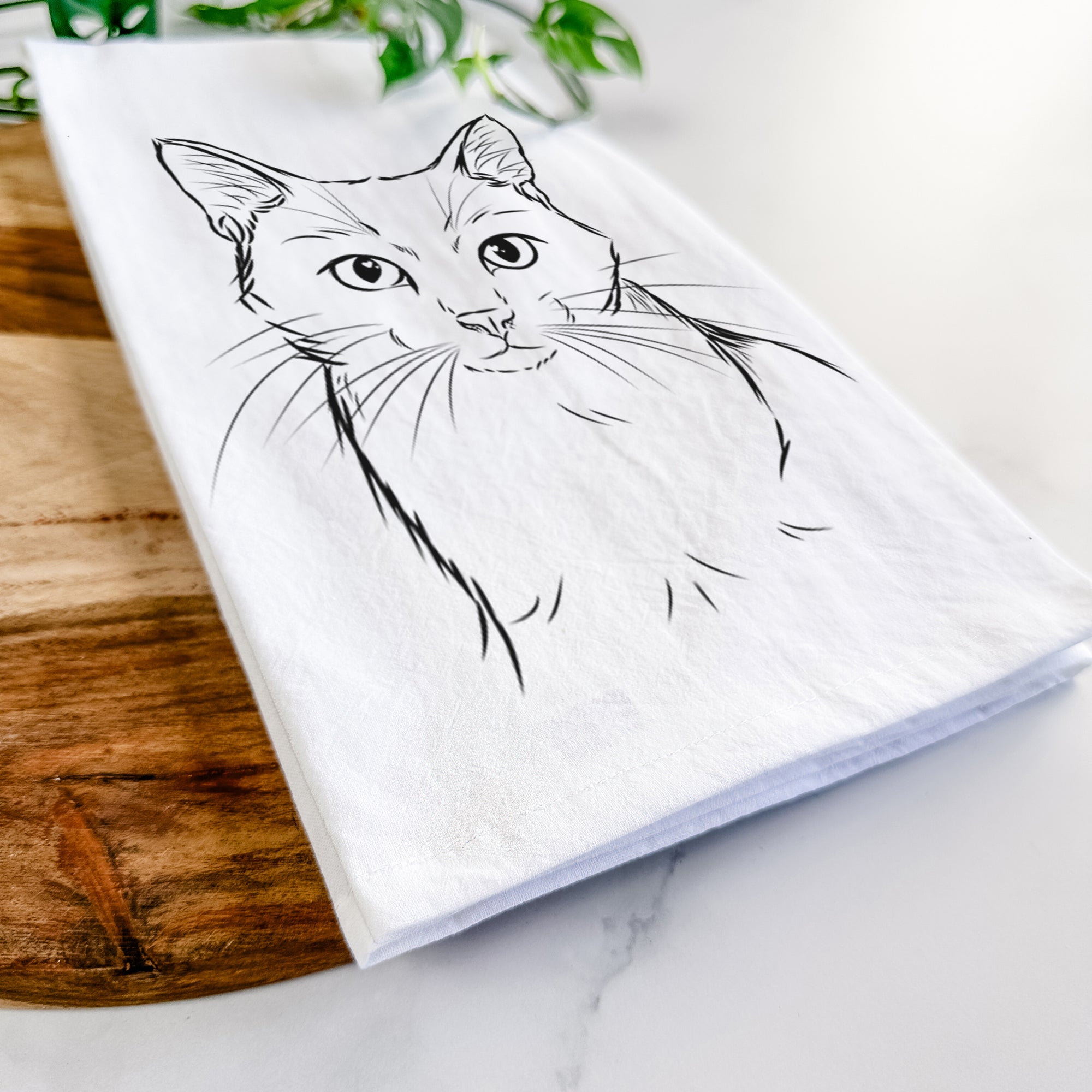 Maverick the Cat Tea Towel