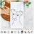 Max the Jack Russell Terrier Tea Towel