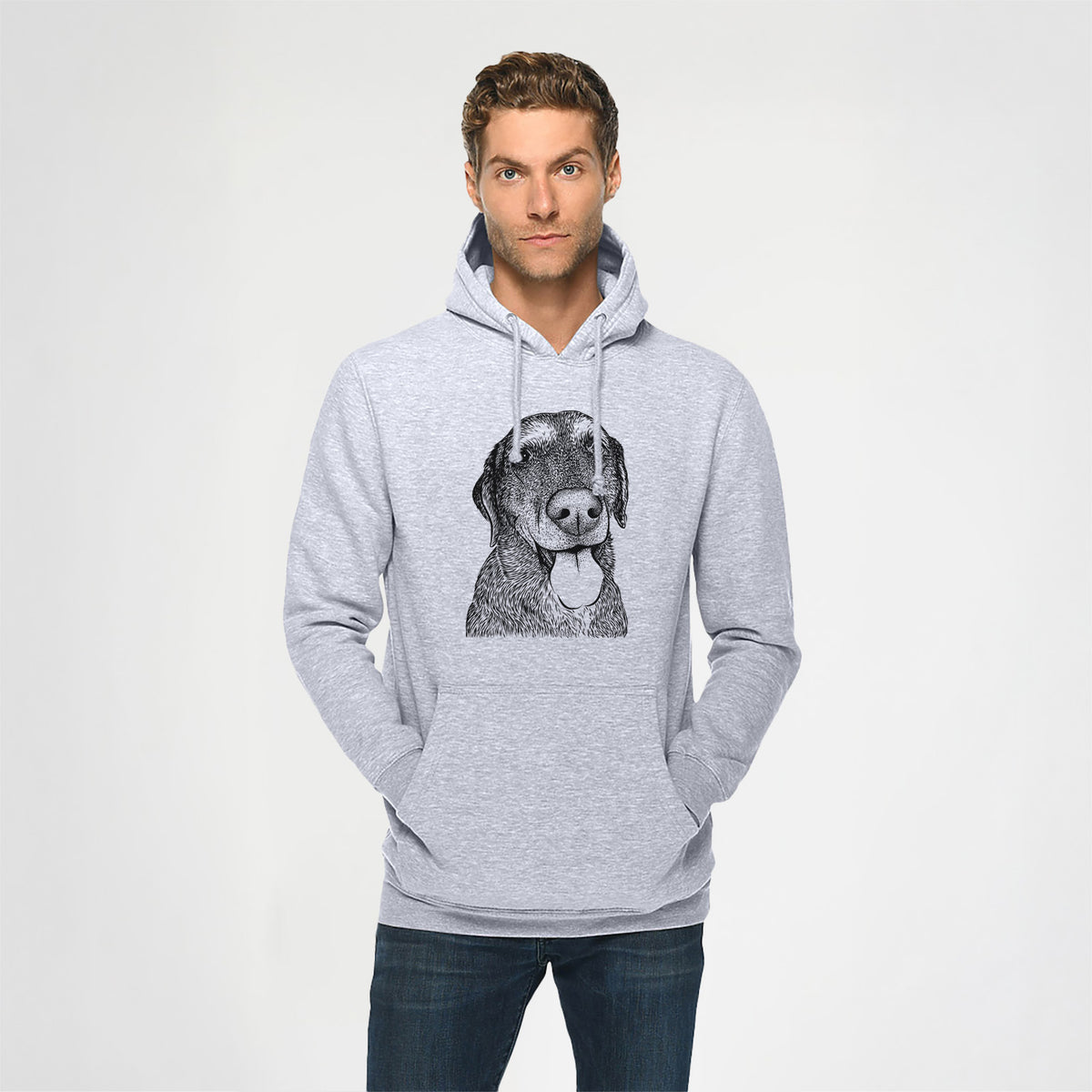 Max the Labrador Retriever- Heavyweight Fleece Hoodie