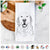 Maximus the Golden Retriever Tea Towel