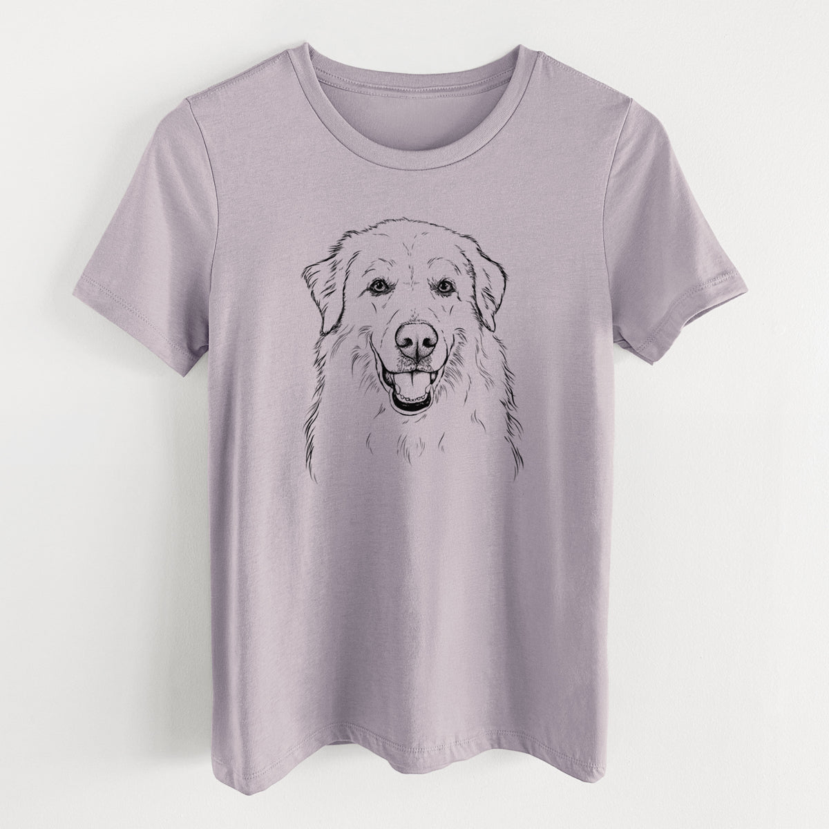 Bare Meg the Great Pyrenees - Women's Lightweight Relaxed Fit 100% Cotton Crewneck