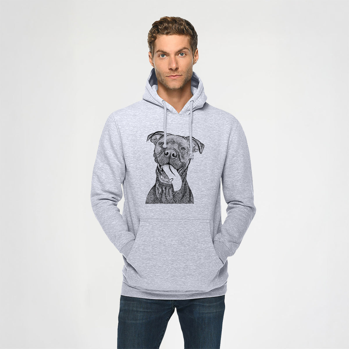 Mikey the Boxador- Heavyweight Fleece Hoodie
