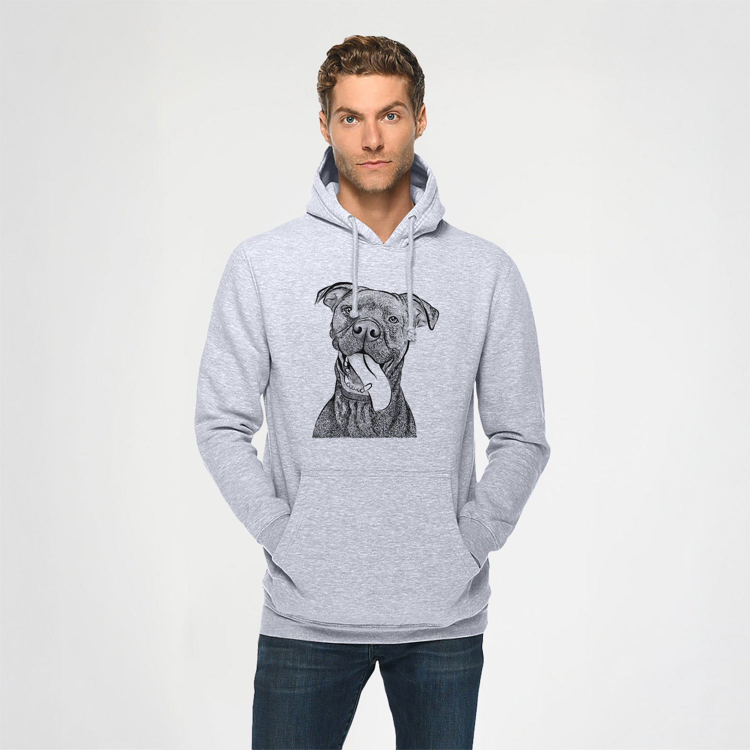 Mikey the Boxador- Heavyweight Fleece Hoodie