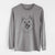 Bare Miki the American Eskimo - Men's Heavyweight 100% Cotton Long Sleeve