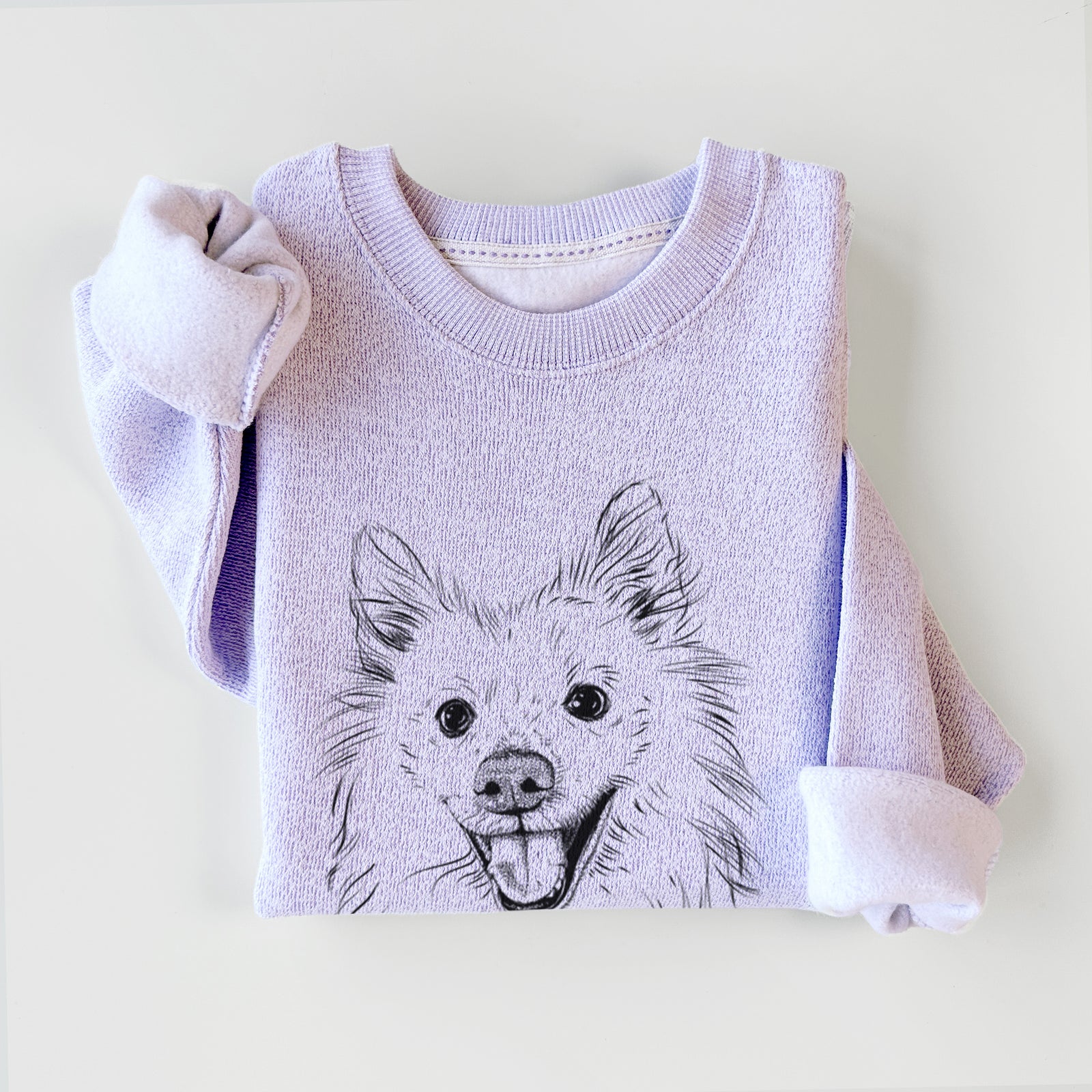 Miki the American Eskimo - Knit Sweatshirt