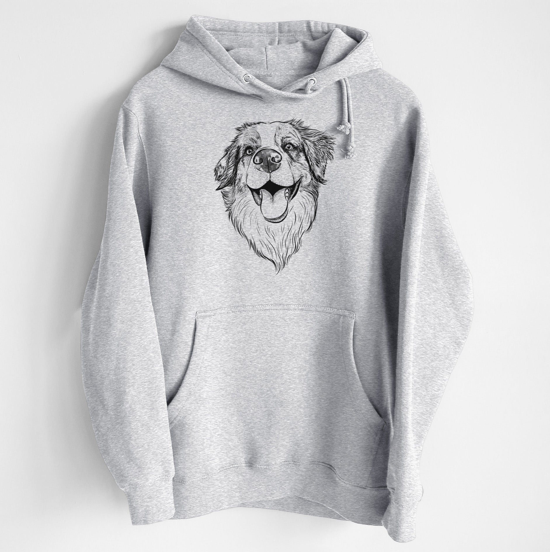 Mila the Australian Shepherd- Heavyweight Fleece Hoodie