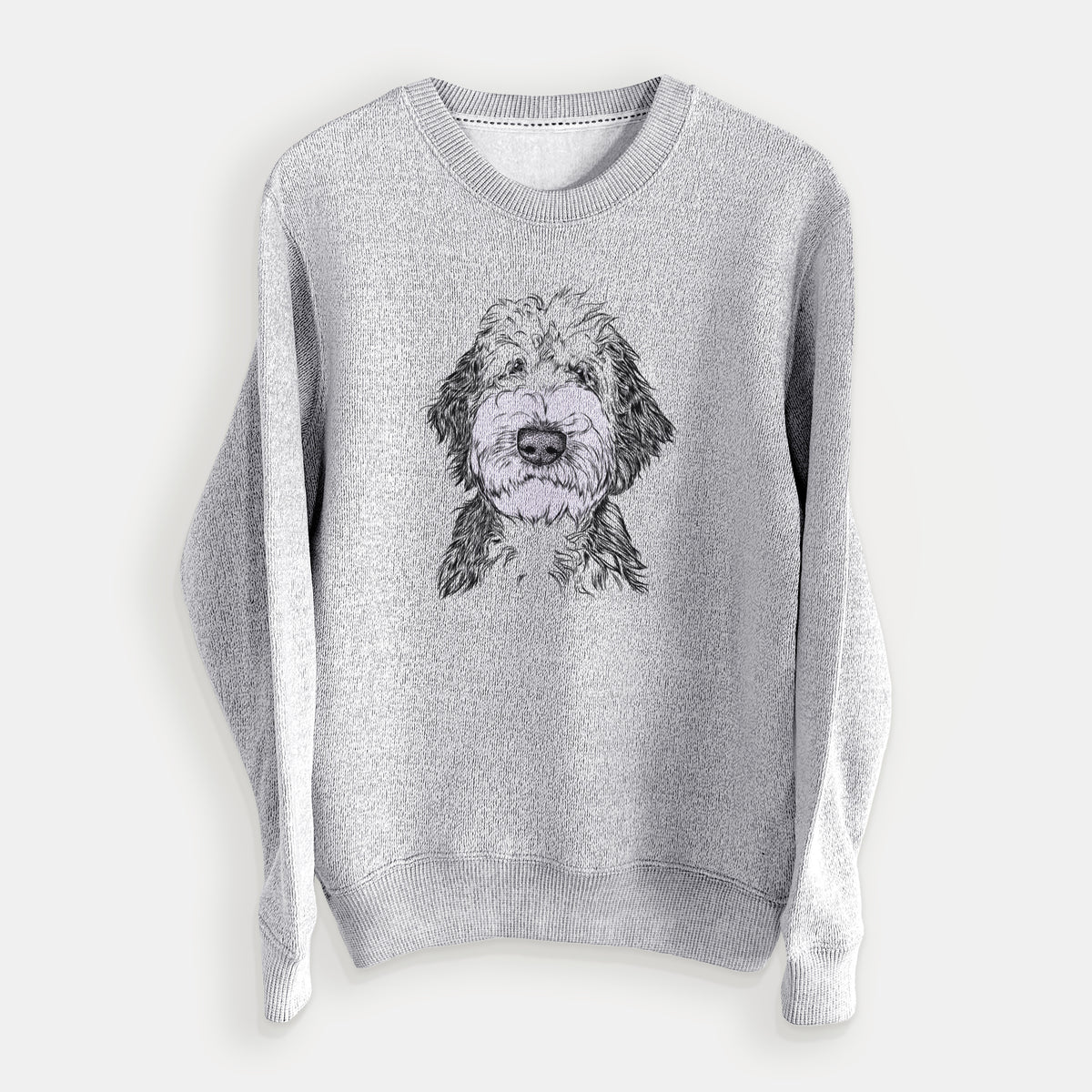 Milo Fluff the Sheepadoodle - Knit Sweatshirt