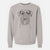 Bare Milton the Schnauzer - Unisex Pigment Dyed Crew Sweatshirt