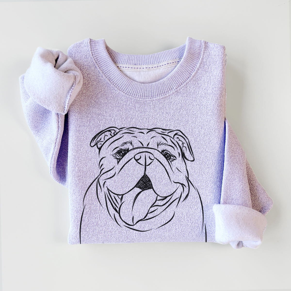 Missy Moo the English Bulldog - Knit Sweatshirt