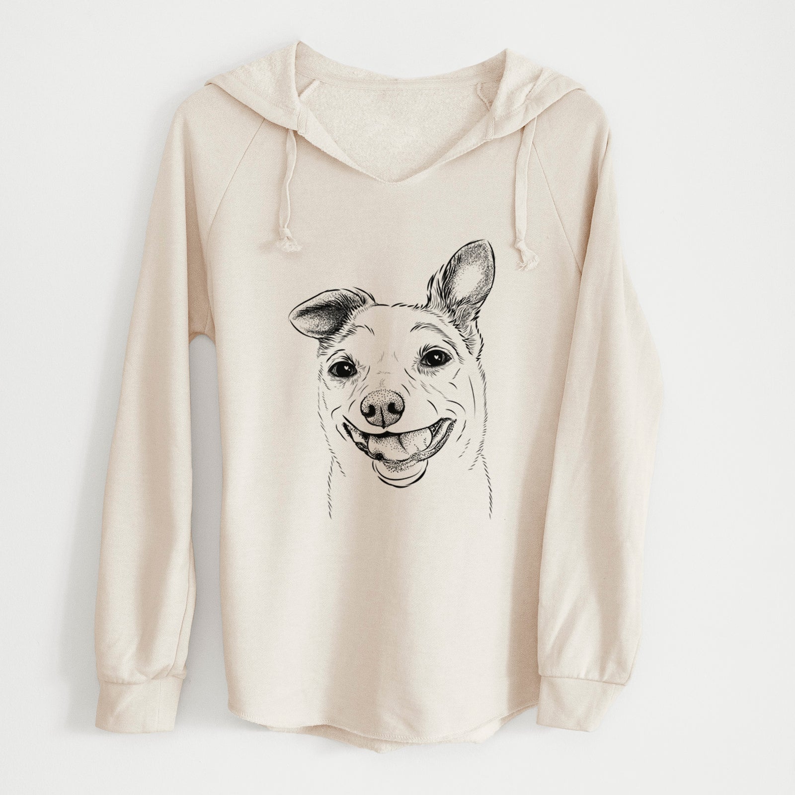 Bare Mortimer the Mixed Breed - Cali Wave Hooded Sweatshirt