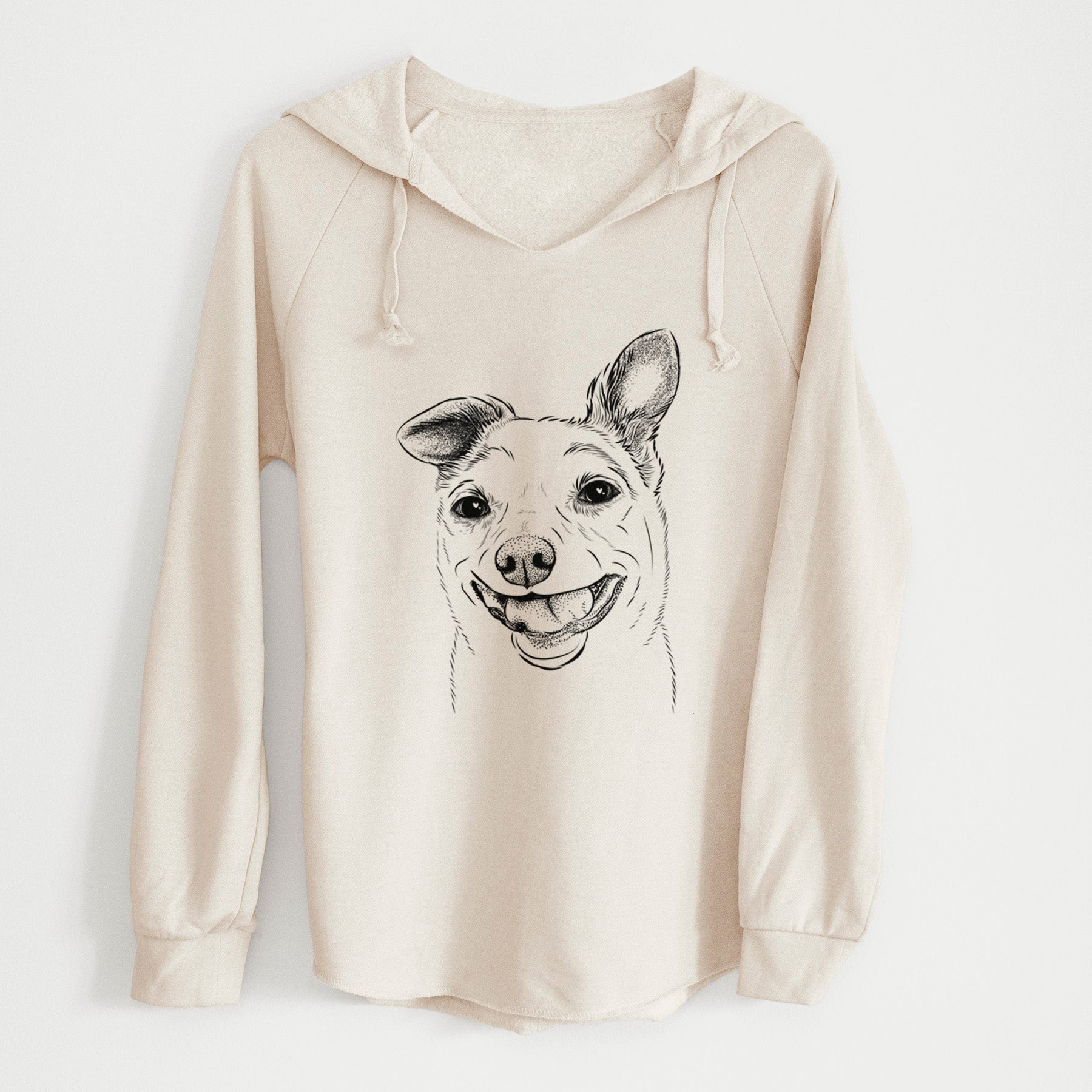 Bare Mortimer the Mixed Breed - Cali Wave Hooded Sweatshirt