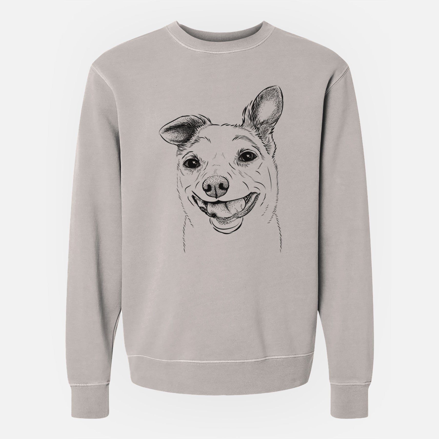 Bare Mortimer the Mixed Breed - Unisex Pigment Dyed Crew Sweatshirt