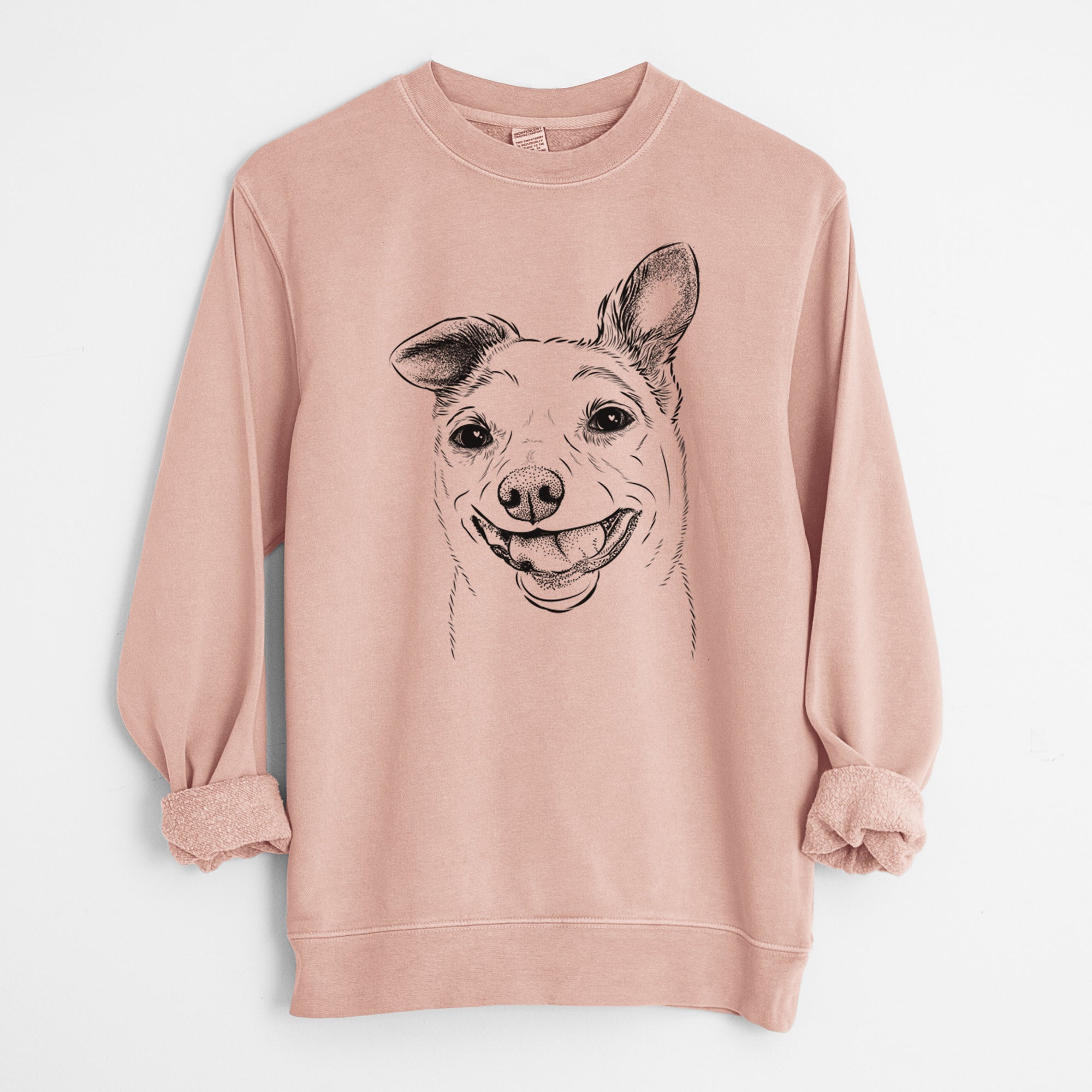 Bare Mortimer the Mixed Breed - Unisex Pigment Dyed Crew Sweatshirt