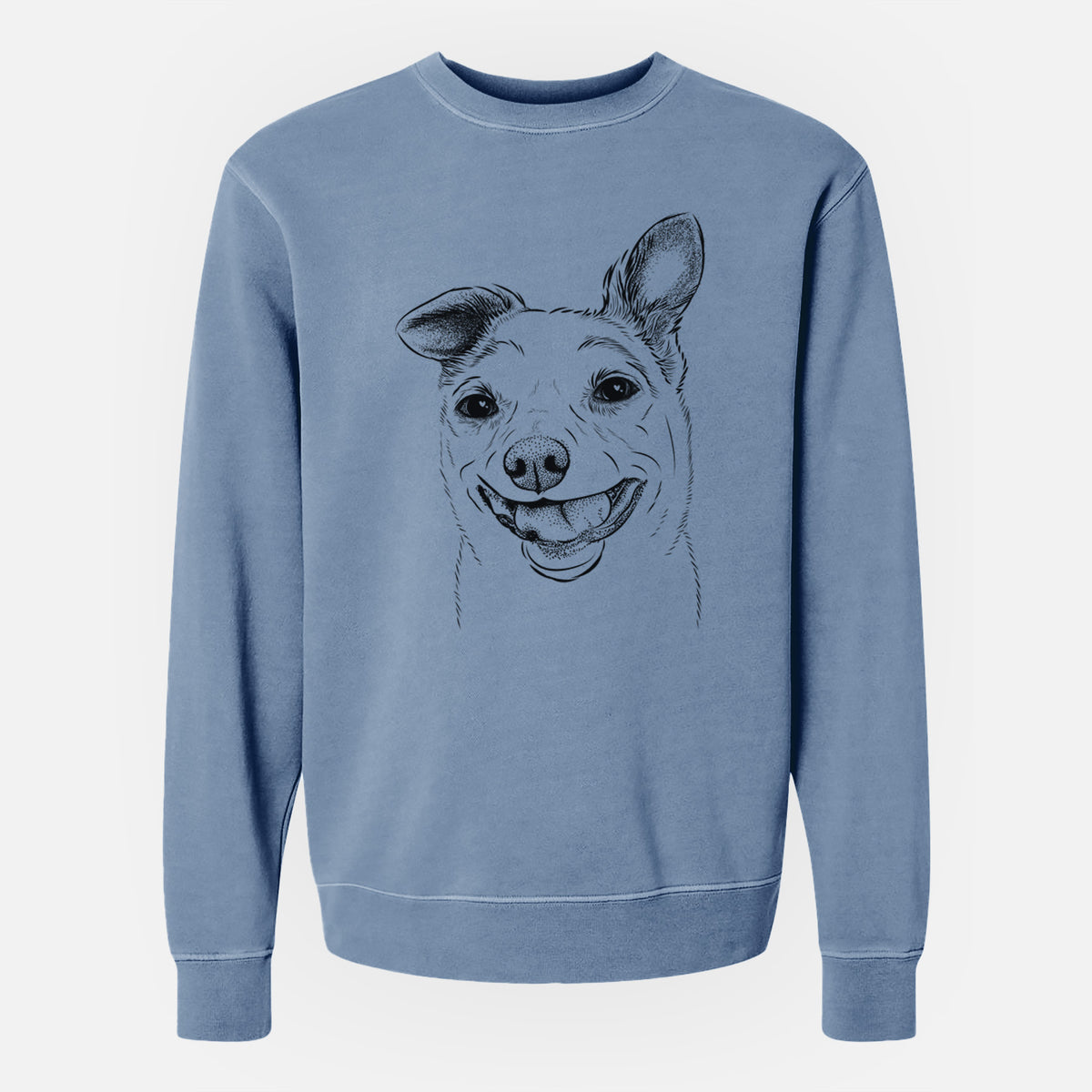 Bare Mortimer the Mixed Breed - Unisex Pigment Dyed Crew Sweatshirt