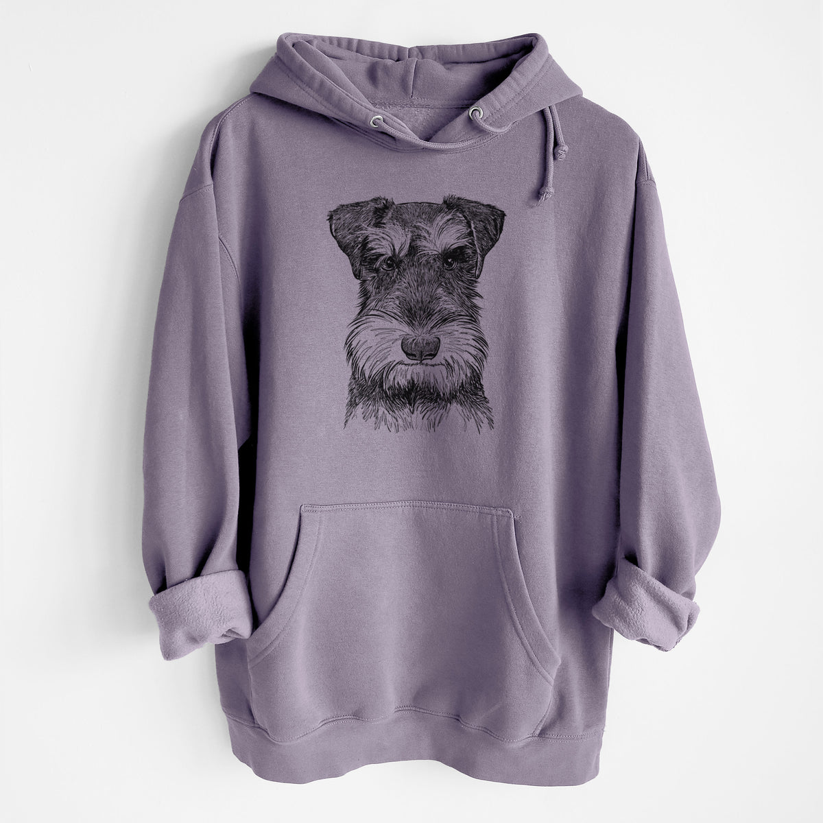 Murphy the Mini Schnauzer- Heavyweight Fleece Hoodie