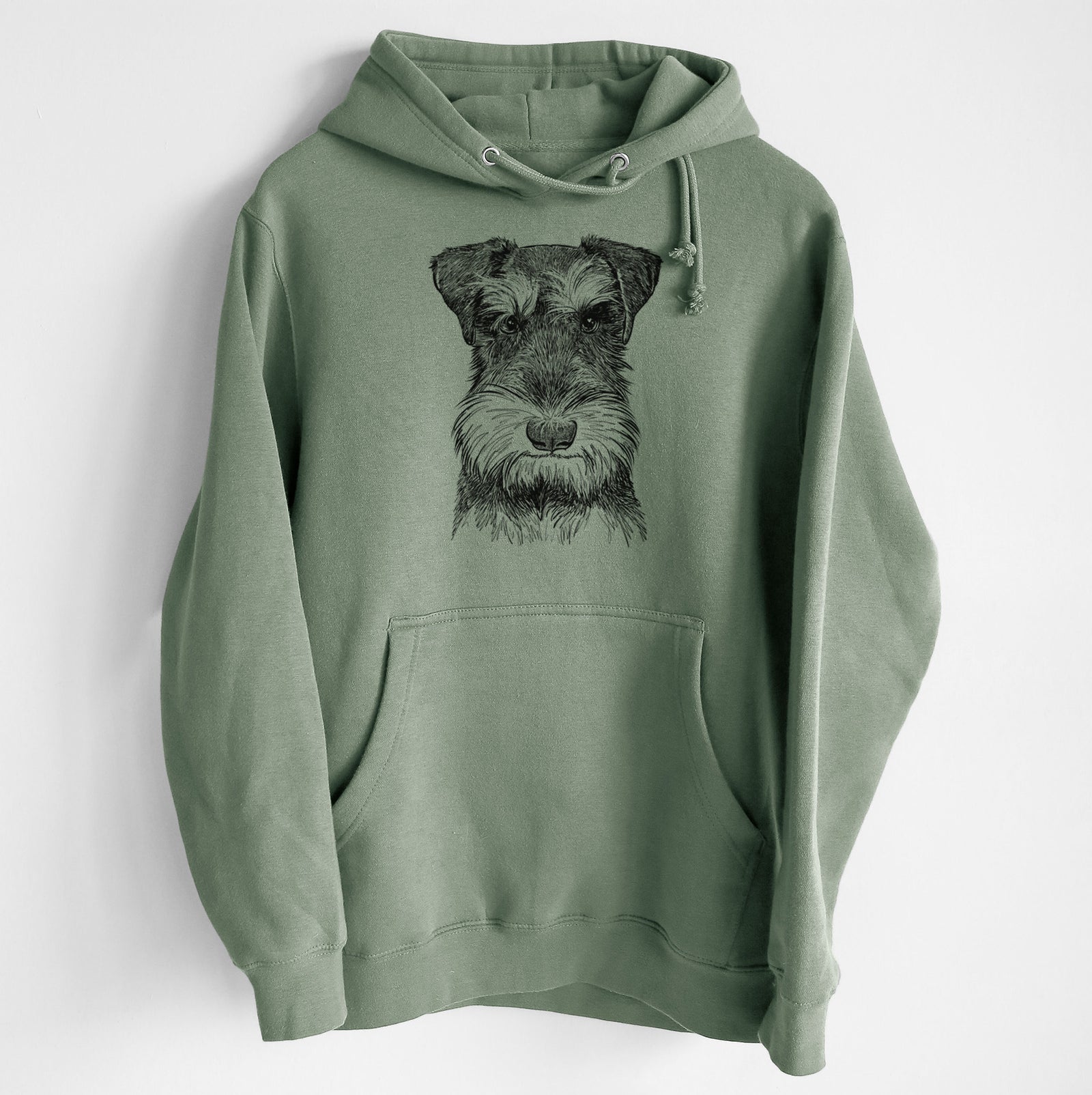 Murphy the Mini Schnauzer- Heavyweight Fleece Hoodie
