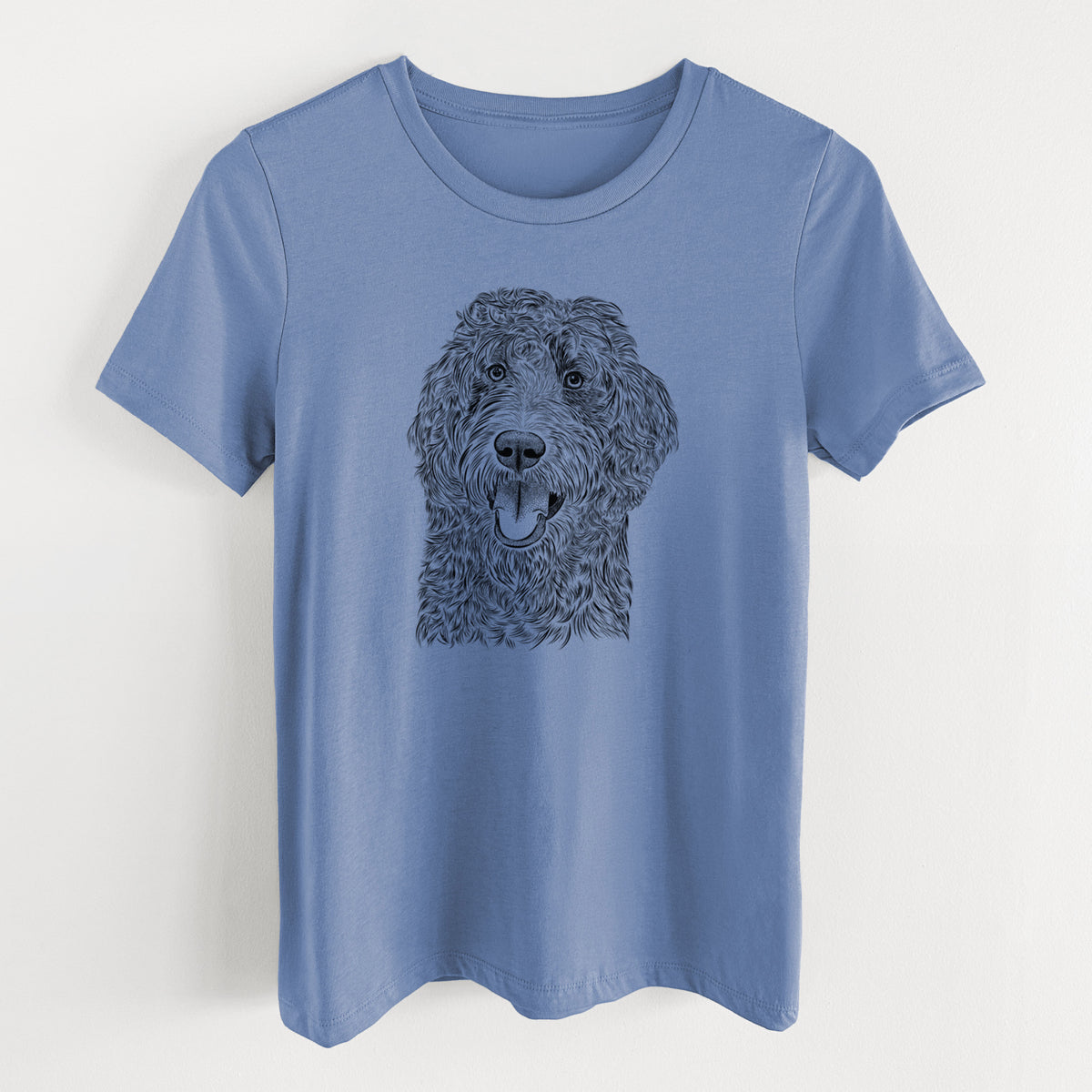 Bare Murr Dog the Labradoodle - Women's Lightweight Relaxed Fit 100% Cotton Crewneck