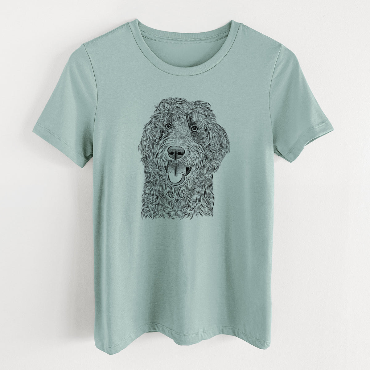 Bare Murr Dog the Labradoodle - Women's Lightweight Relaxed Fit 100% Cotton Crewneck