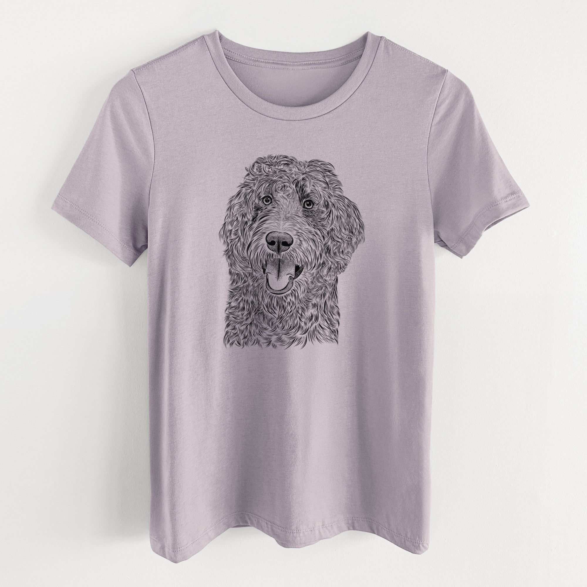 Bare Murr Dog the Labradoodle - Women's Lightweight Relaxed Fit 100% Cotton Crewneck