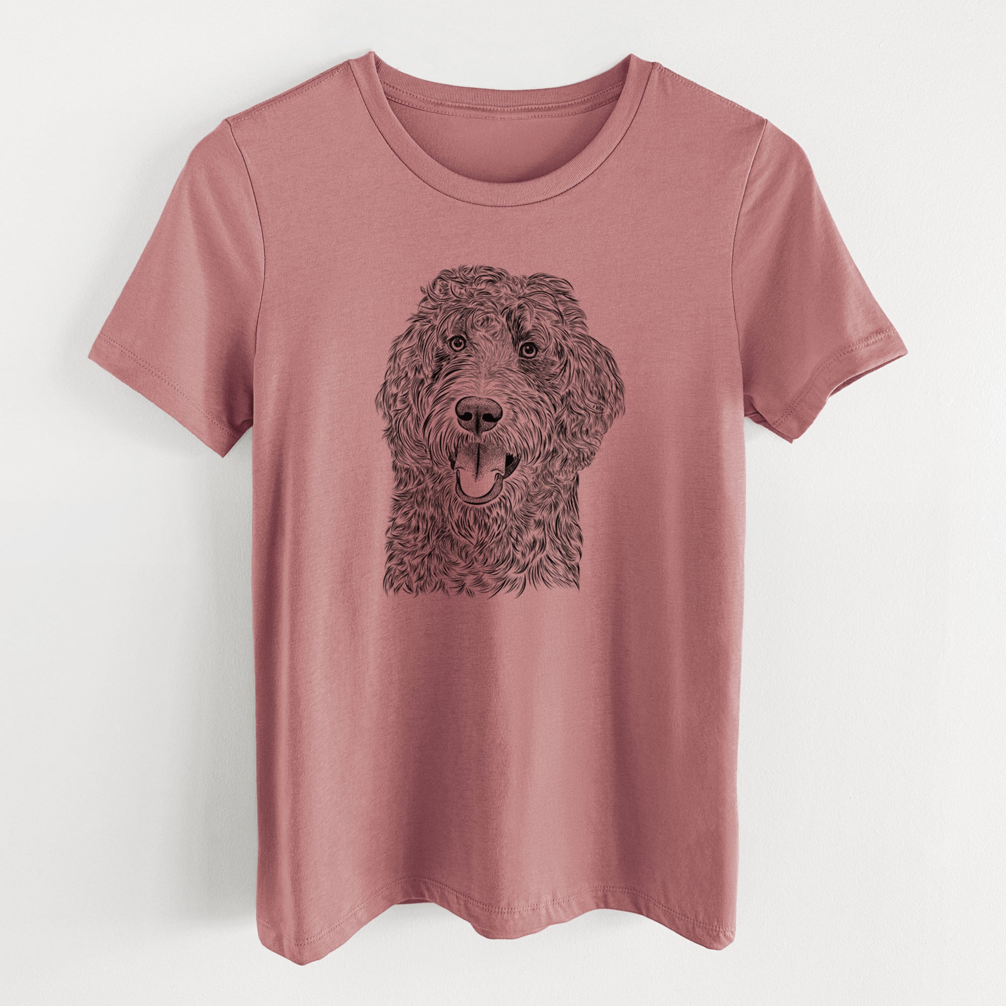 Bare Murr Dog the Labradoodle - Women's Lightweight Relaxed Fit 100% Cotton Crewneck