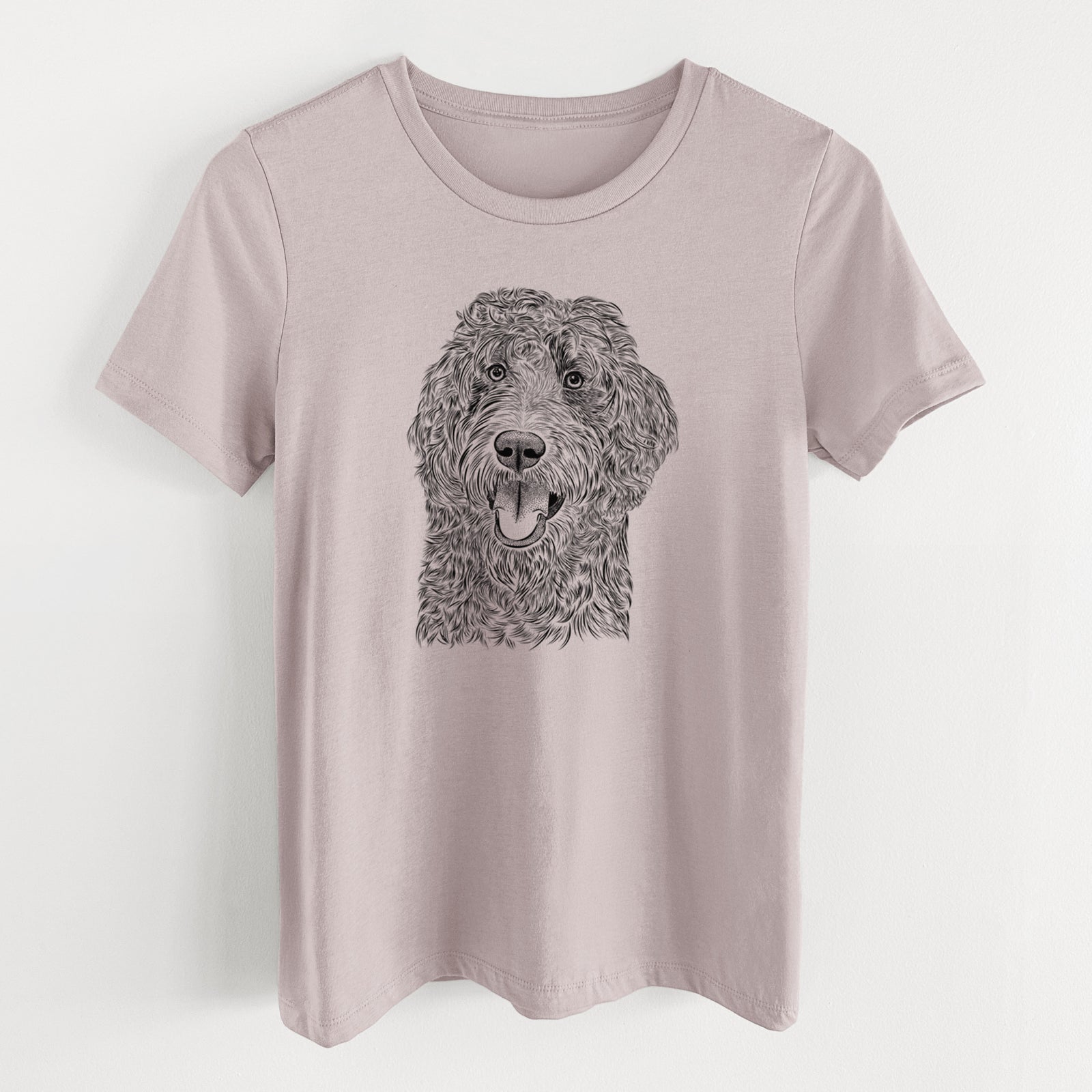 Bare Murr Dog the Labradoodle - Women's Lightweight Relaxed Fit 100% Cotton Crewneck