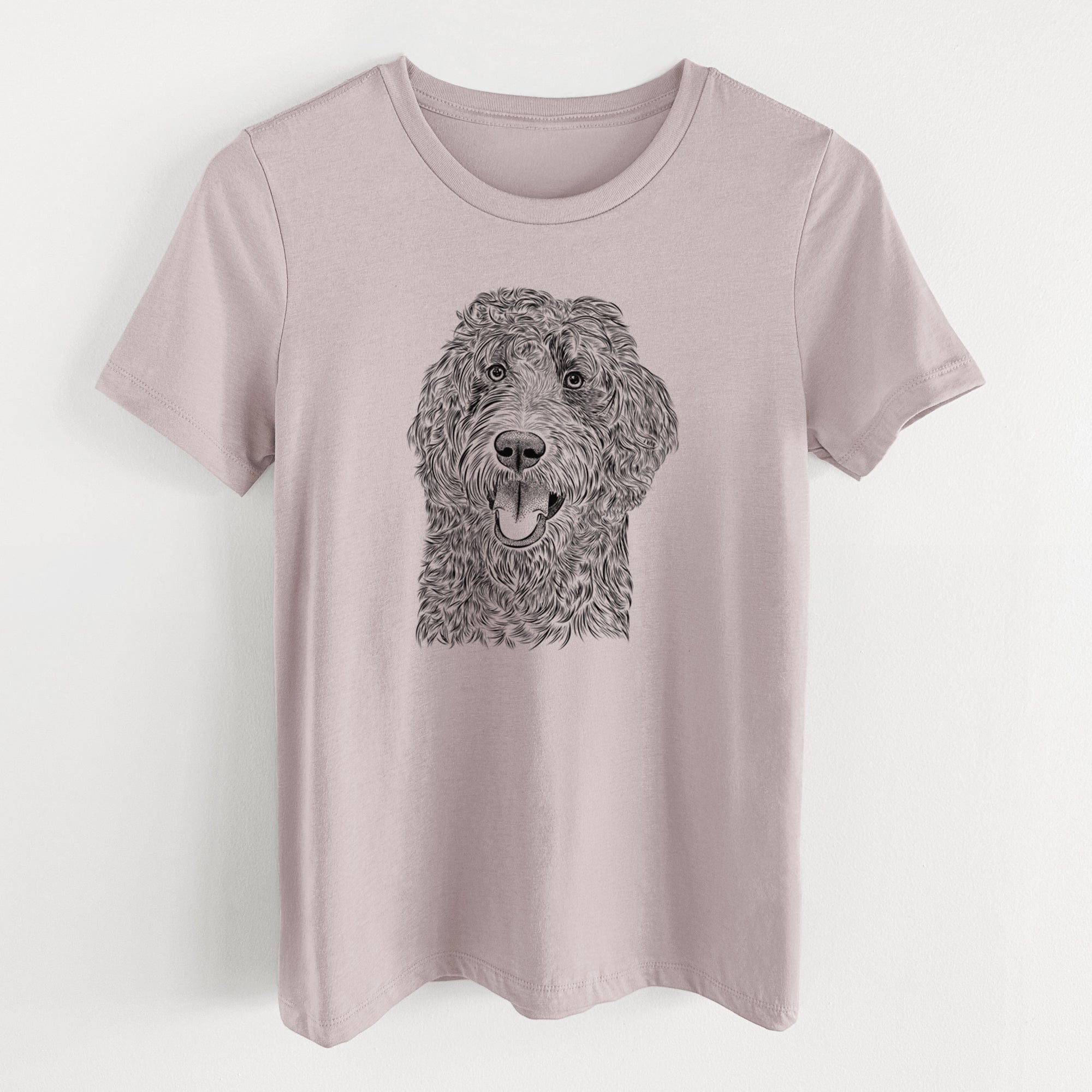 Bare Murr Dog the Labradoodle - Women's Lightweight Relaxed Fit 100% Cotton Crewneck