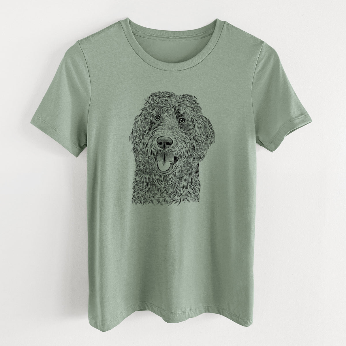 Bare Murr Dog the Labradoodle - Women's Lightweight Relaxed Fit 100% Cotton Crewneck