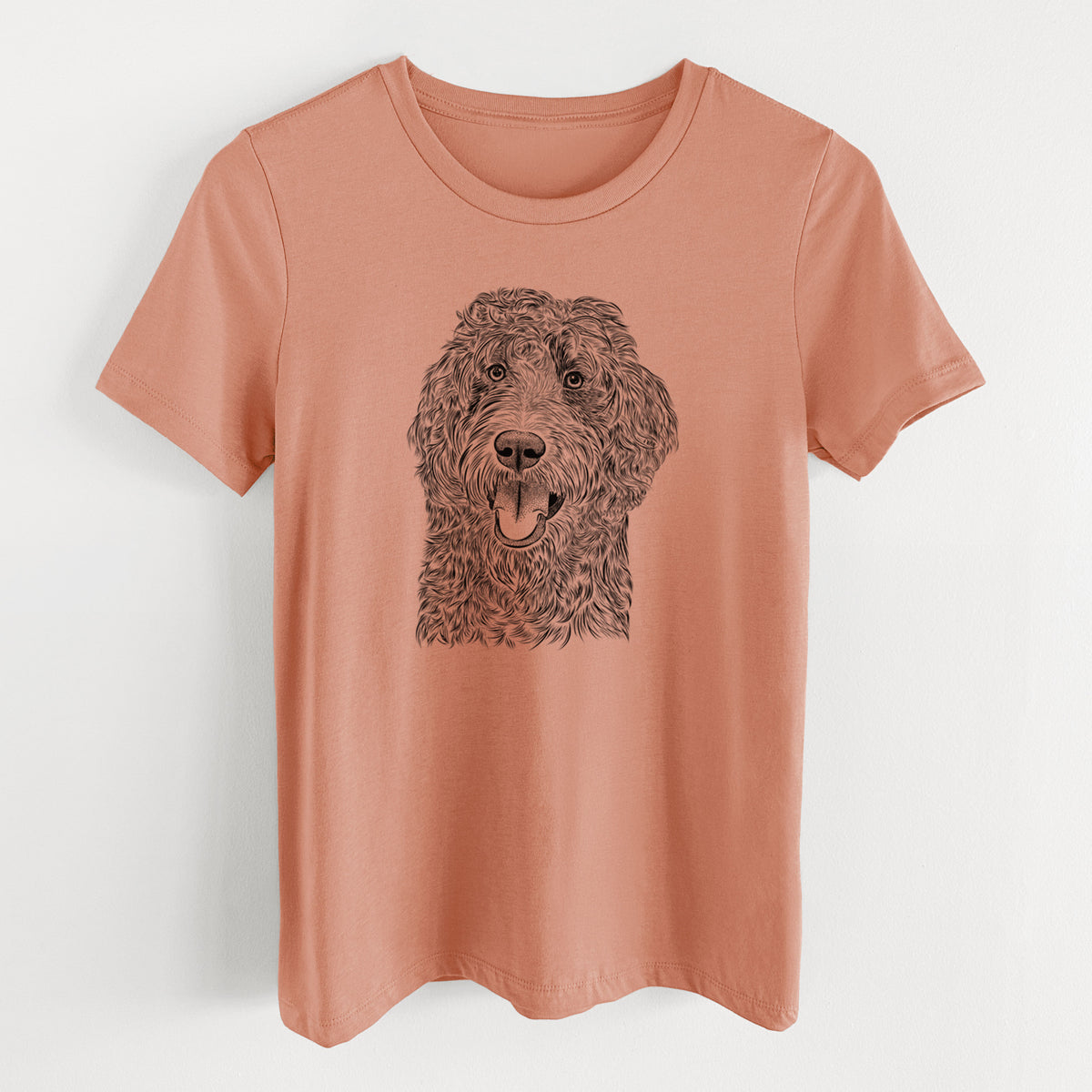 Bare Murr Dog the Labradoodle - Women's Lightweight Relaxed Fit 100% Cotton Crewneck