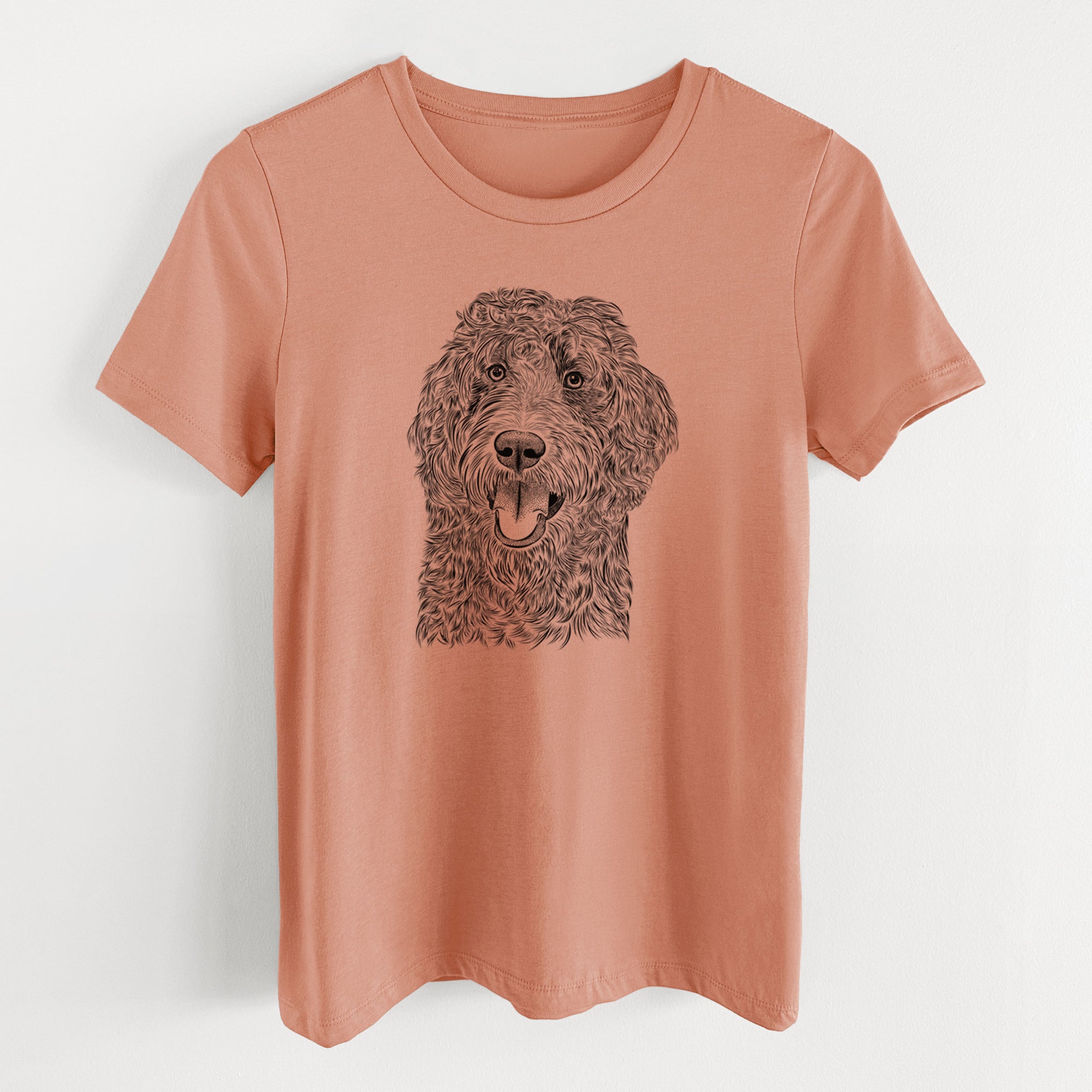 Bare Murr Dog the Labradoodle - Women's Lightweight Relaxed Fit 100% Cotton Crewneck