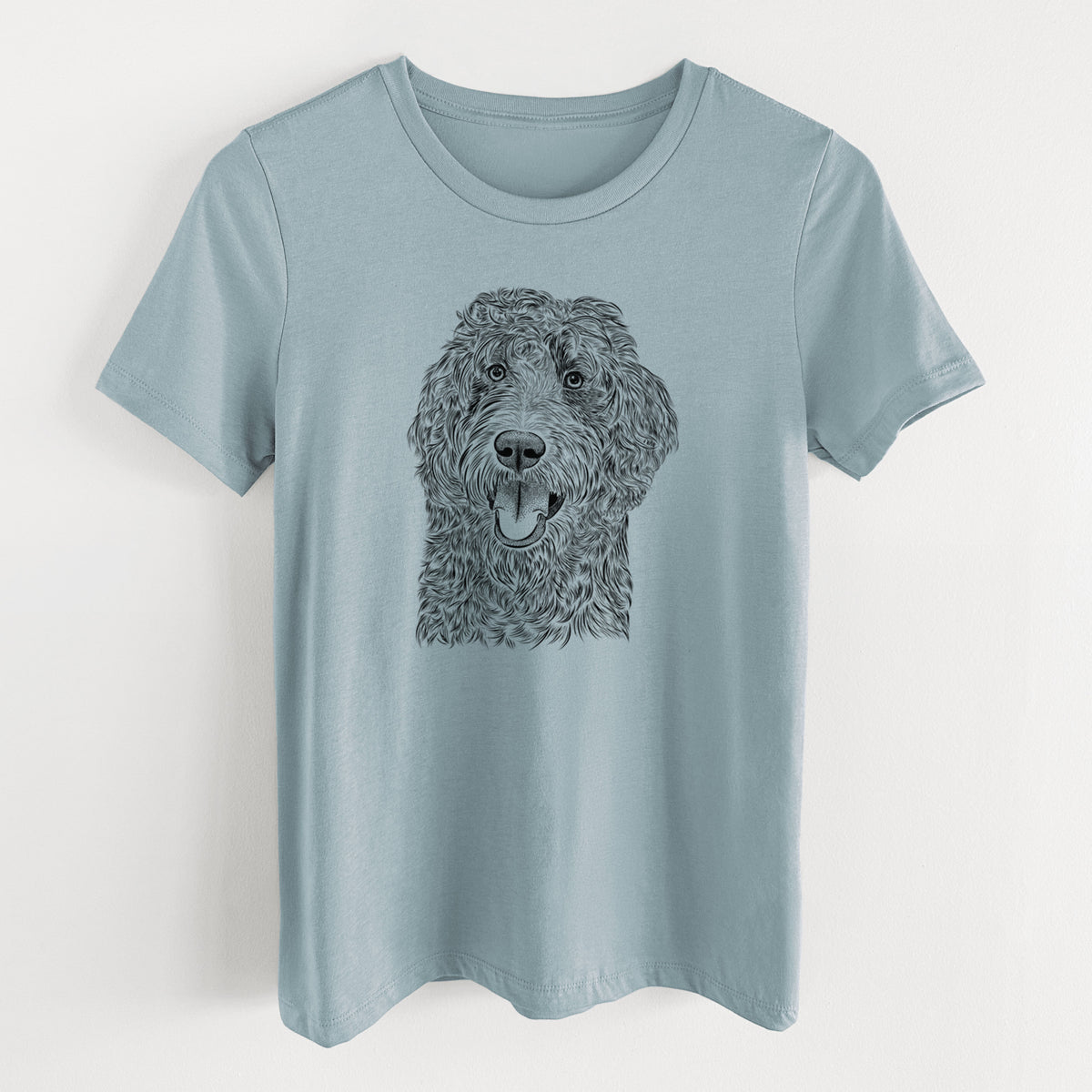 Bare Murr Dog the Labradoodle - Women's Lightweight Relaxed Fit 100% Cotton Crewneck