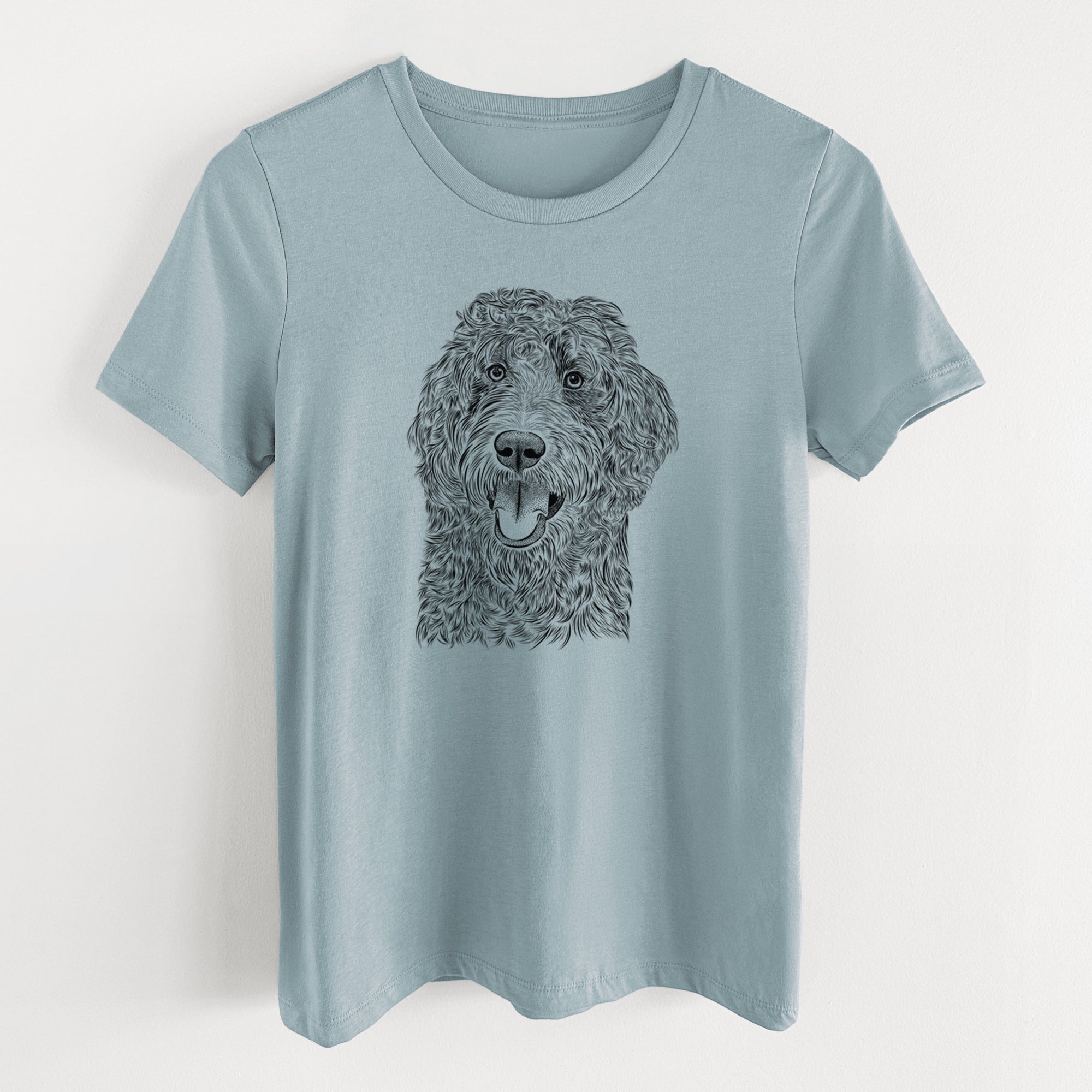 Bare Murr Dog the Labradoodle - Women's Lightweight Relaxed Fit 100% Cotton Crewneck