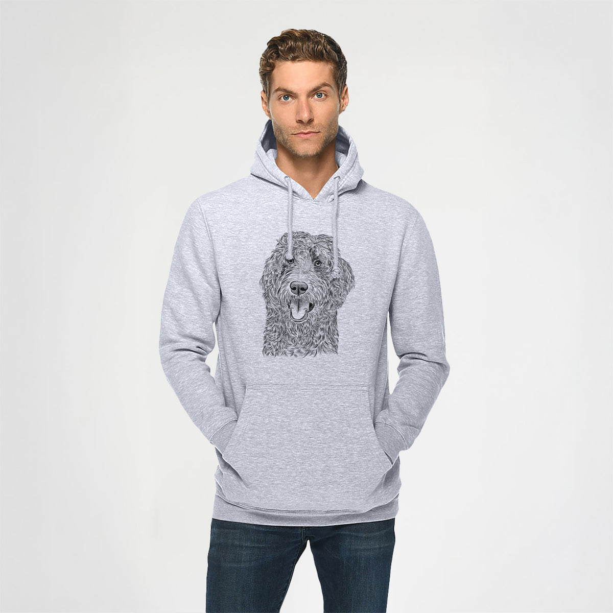 Murr Dog the Labradoodle- Heavyweight Fleece Hoodie