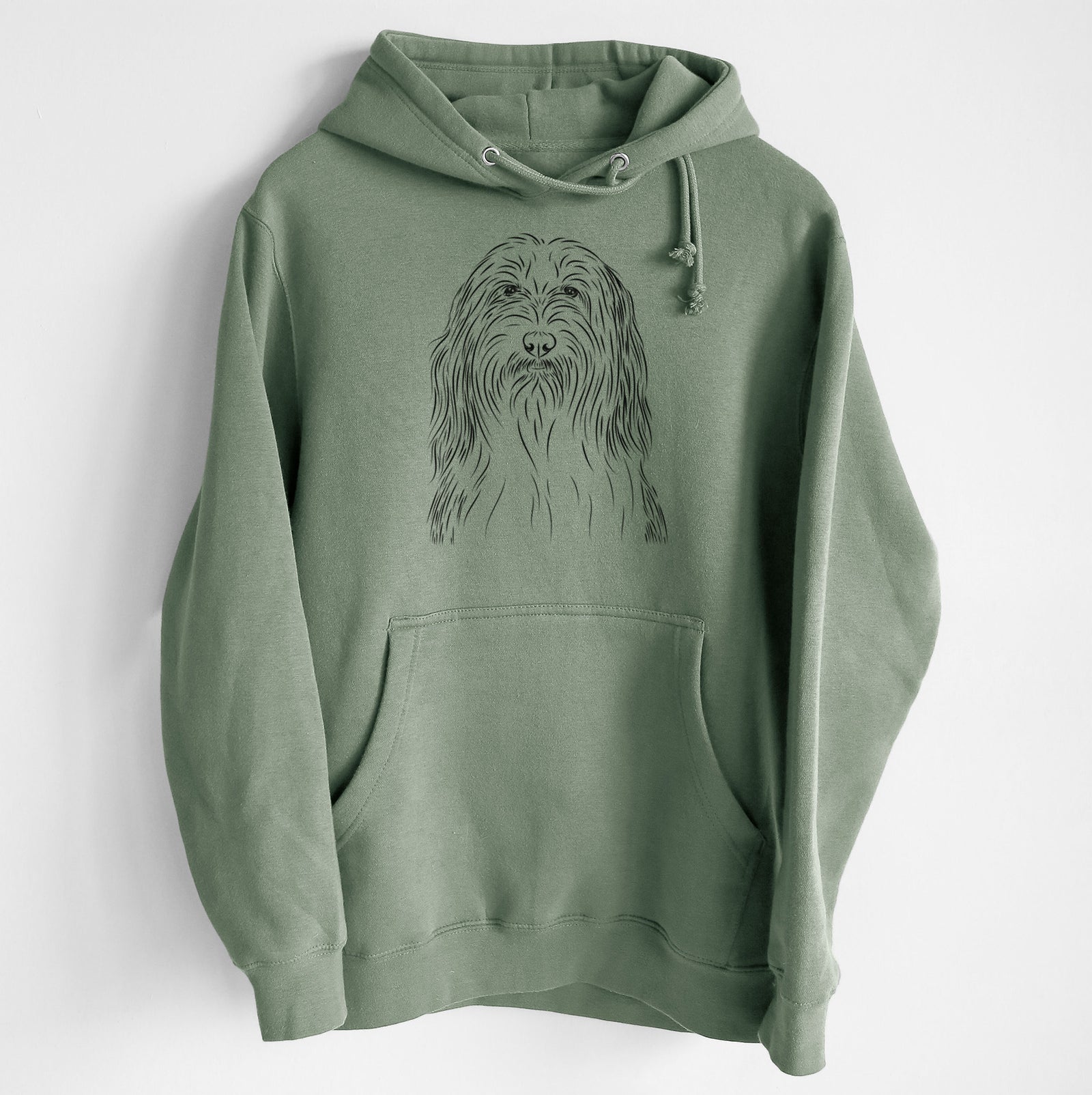 Murray the Bearded Collie- Heavyweight Fleece Hoodie