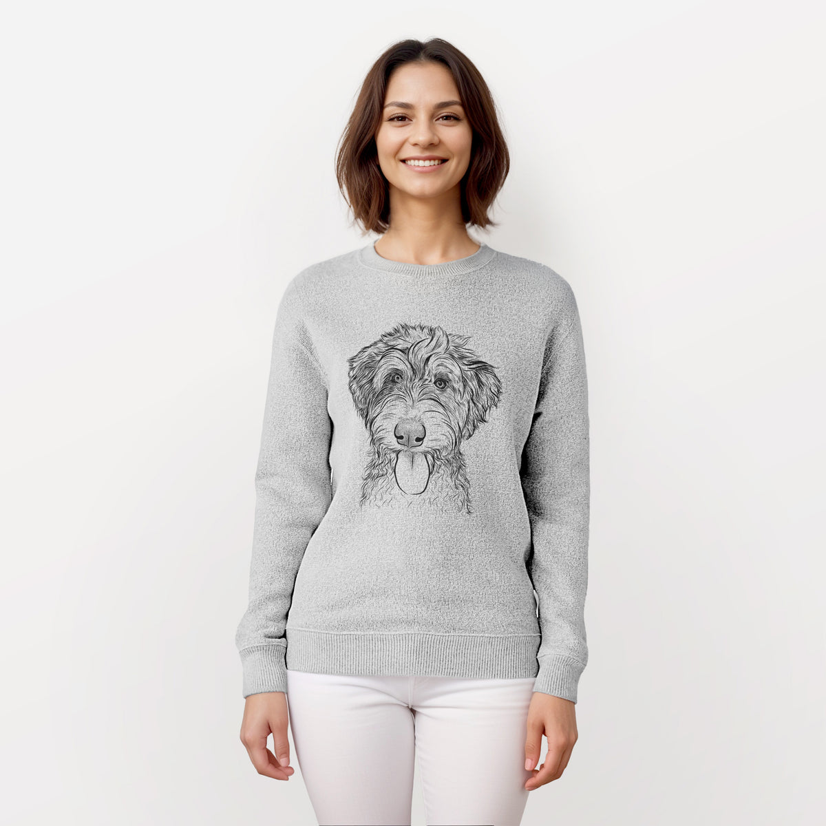 Myrtle Mae the Aussiedoodle - Knit Sweatshirt