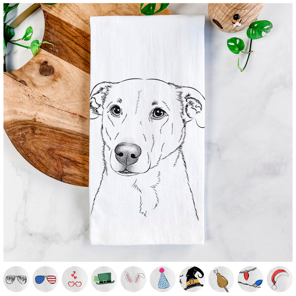 Nala the American Staffordshire Terrier Tea Towel