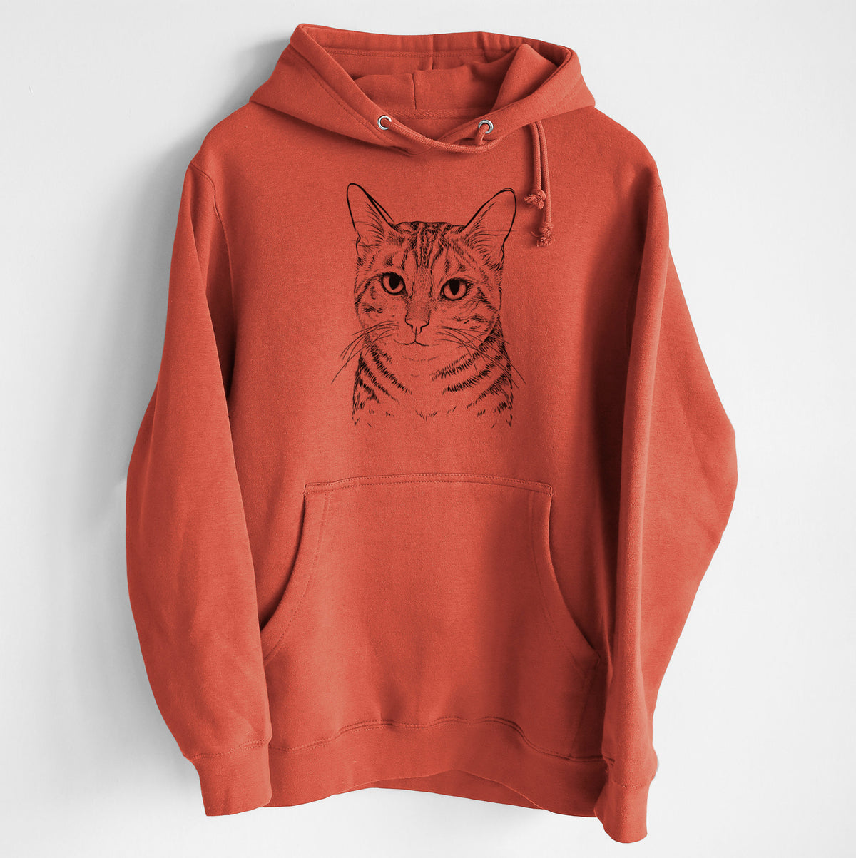 Nell the Tabby Cat- Heavyweight Fleece Hoodie