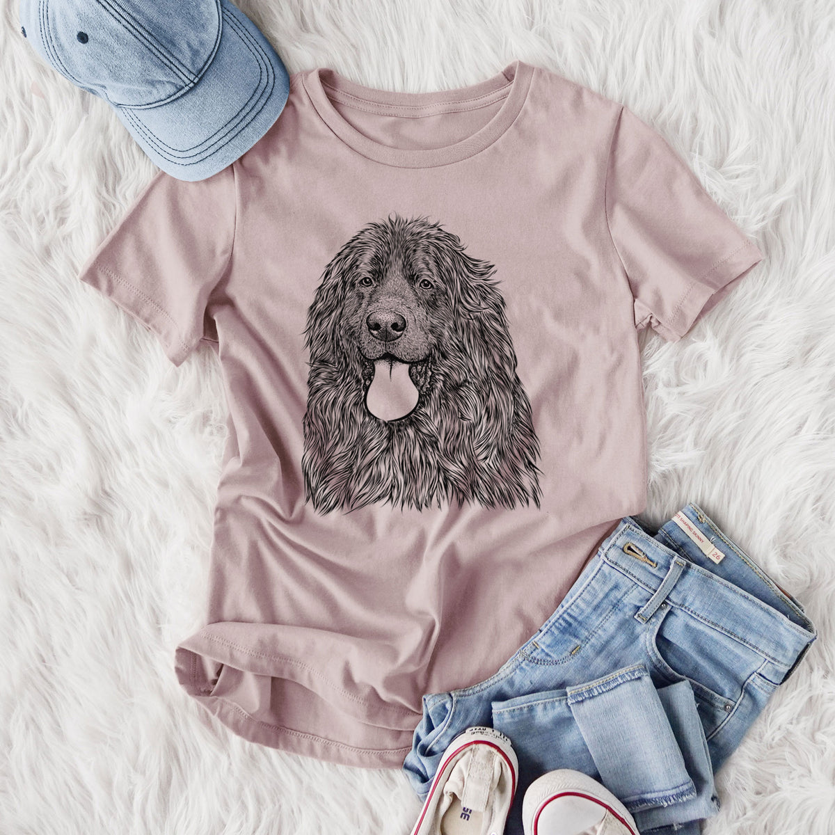 Bare Neptune the Newfoundland - Women's Lightweight Relaxed Fit 100% Cotton Crewneck