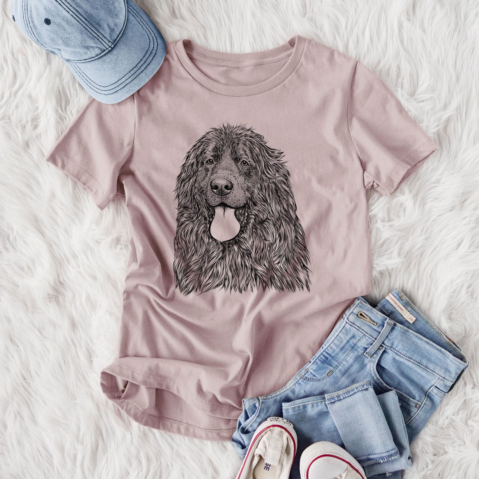 Bare Neptune the Newfoundland - Women's Lightweight Relaxed Fit 100% Cotton Crewneck