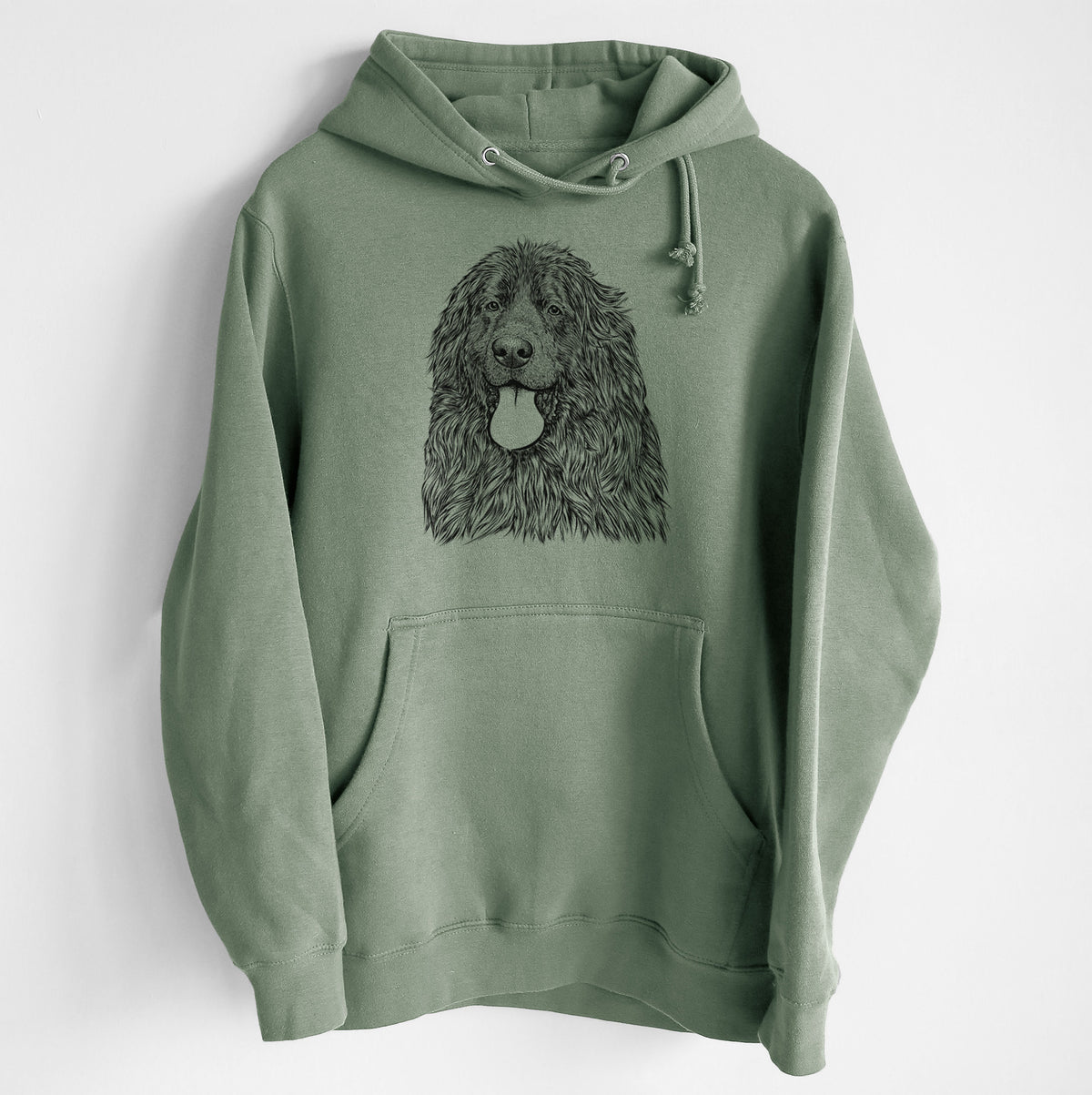 Neptune the Newfoundland- Heavyweight Fleece Hoodie