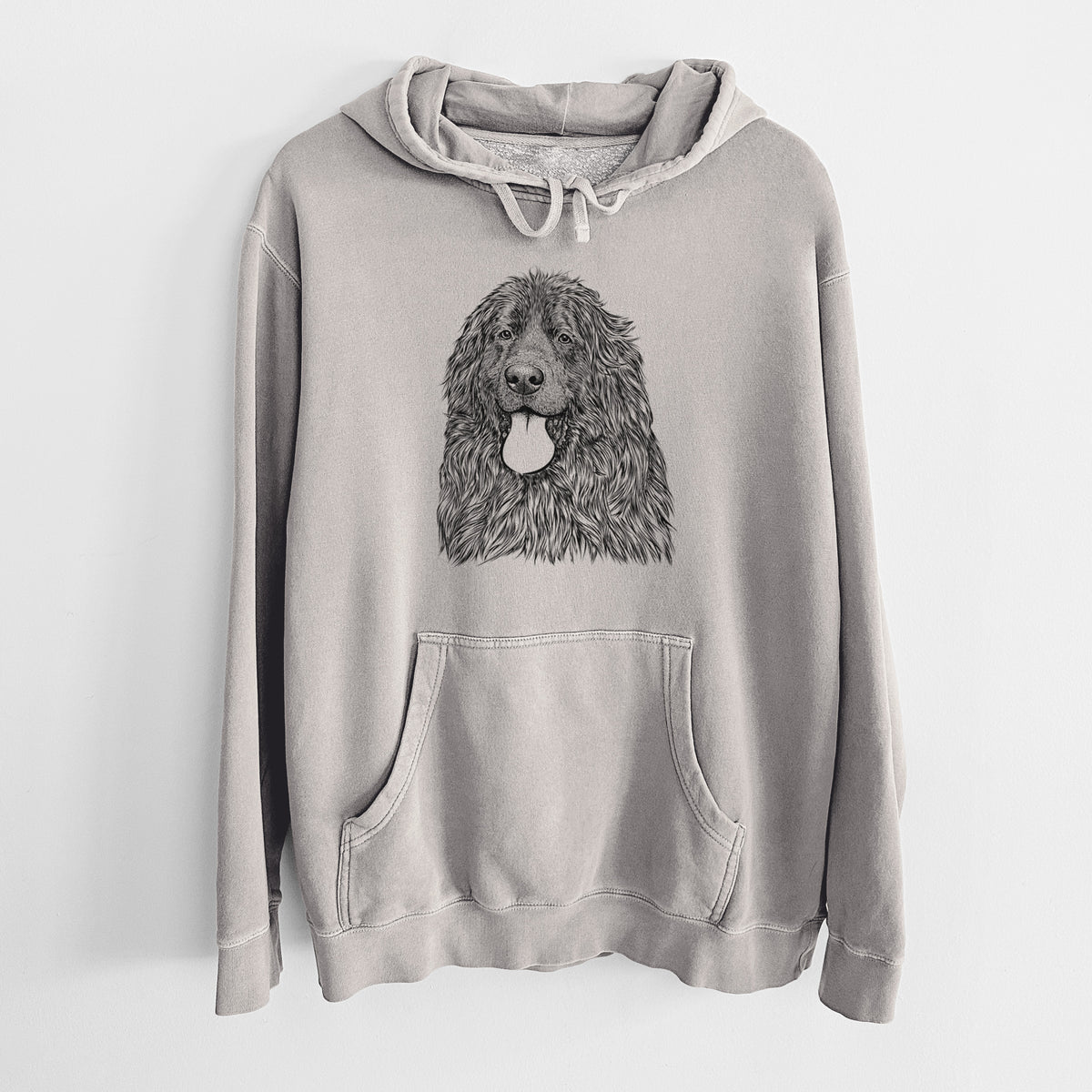 Bare Neptune the Newfoundland - Unisex Pigment Dyed Hoodie
