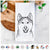 Nika the Siberian Husky Tea Towel